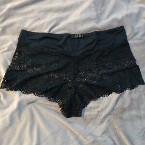 Pretty Secrets Women's Lottie Black Lace Panties US Size 18 NWT